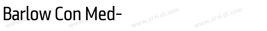 Barlow Con Med字体转换